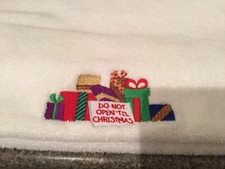 Machine Embroidered Christmas
