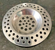 2 Sink Strainers Kitchen Drain Plug Hole Bath Basin Steel Hair Catcher Cover 7cm