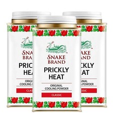 Snake Brand Prickly Heat cooling Powder 3 x 140gm
