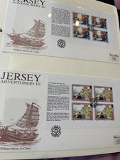 Jersey Stamp collection Present Album