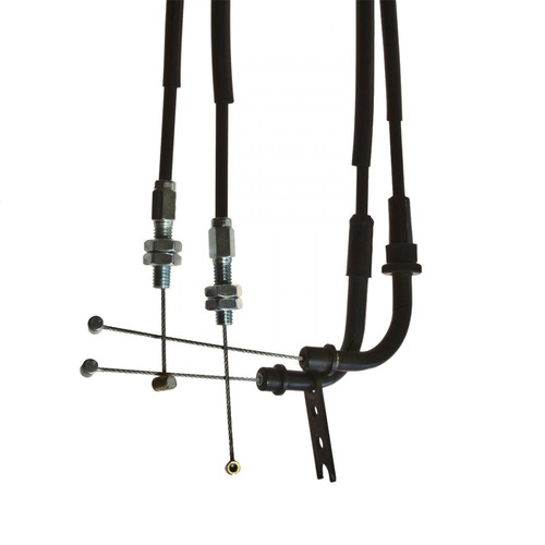 Extended throttle cable set - cable,