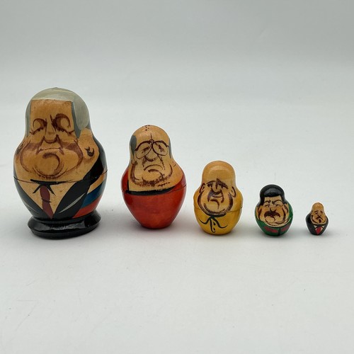 Vintage small russian wooden - small,