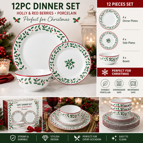 Piece christmas tableware - piece,