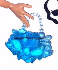 Monster High Abbey Bominable Dot Dead Blue Bag Handbag Doll Accessories