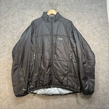 Rab Jacket Mens Size UK XL Black Generator Zip Primaloft Pertex Quantum Outdoors