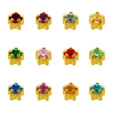 1 Pair Caflon Gold Plated