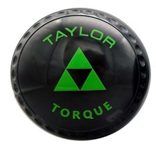 Taylor Bowls - Torque Lawn Bowls Size 0 Black Heavy