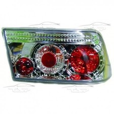 REAR CHROME TAIL LIGHTS FOR VAUXHALL CALIBRA 90-97 NEW LAMPS FANALE 