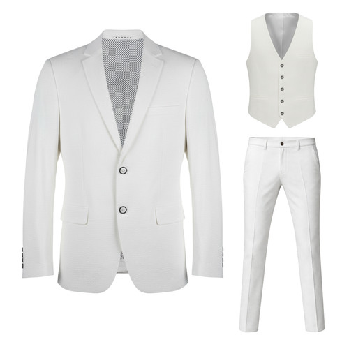 Renato piece white suit 42r - suit,