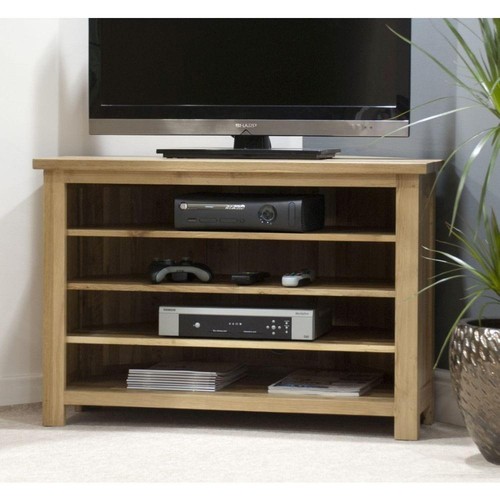 Solid oak corner television - solid,