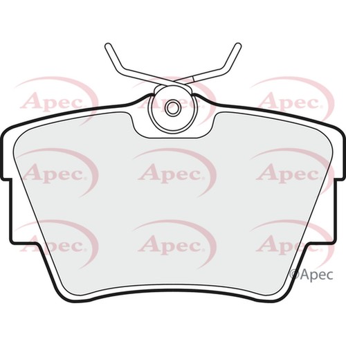 Brake pads set for renault - pads,