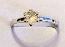 Gemporia Sterling silver & Singida Tanzanian 0.89 ct Zircon ring size S