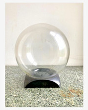 Antique '40's Aquaflorium Glass Dome Display Case Flower Cloche Vintage.20cm Dia