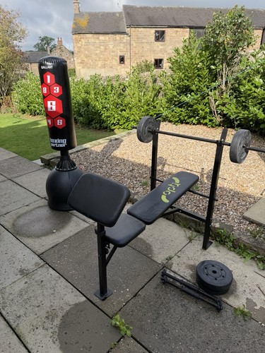 Opti weight bench - weight, barbell