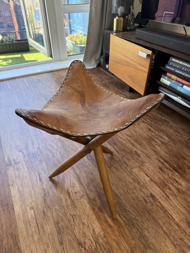 African vintage leather - leather, saddle