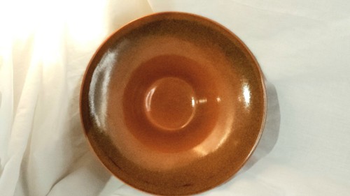 Signed mid century bold orange - signed, mid-century