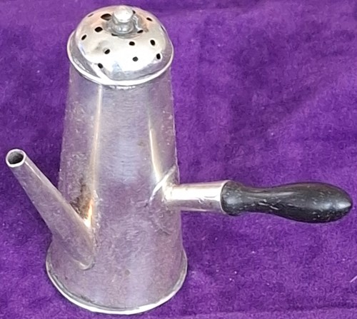 Antique silver pepper pot - silver,