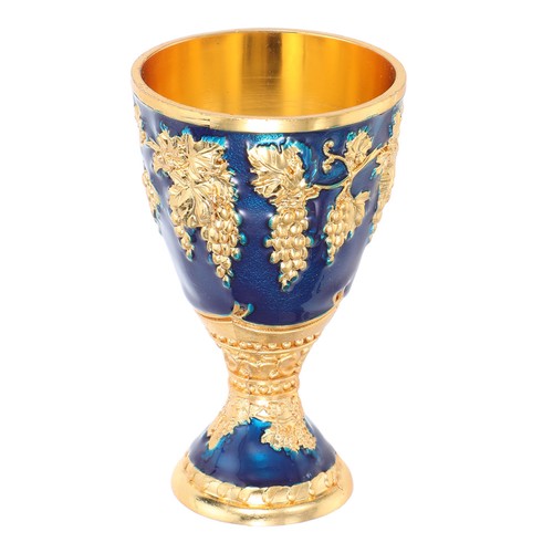Vintage metal goblet - metal,
