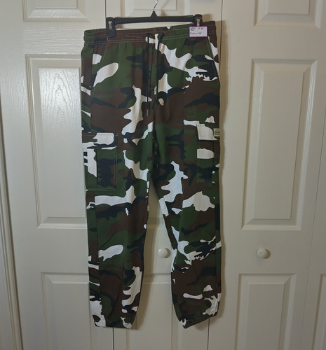 Men camouflage cargo jogger - men's,
