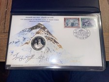 Edmund Hillary Tenzing Norgay  1978 Everest Ascent Commemorative Coin Stamps