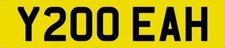CHERISHED NUMBER PLATE Y200 EAH PRIVATE REG YEAH YES YEA YEH S3 M3 AMG BMW RR 