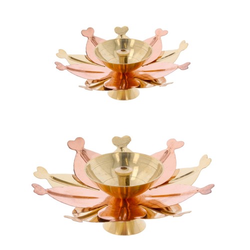 Brass diya deepak diva - diva, akhand