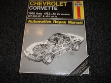 Haynes CHEVROLET CORVETTE (V8)  WORKSHOP MANUAL 1968-1982