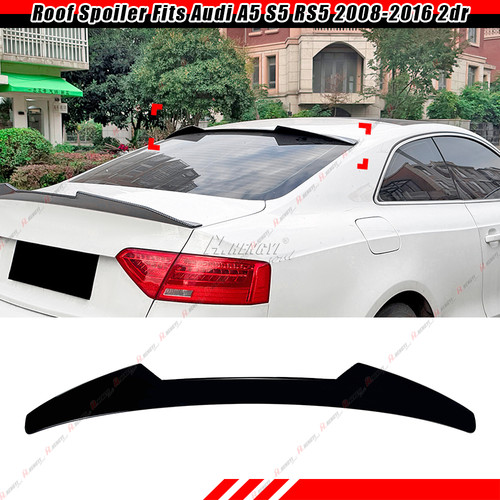 Black rear roof - boot, spoiler