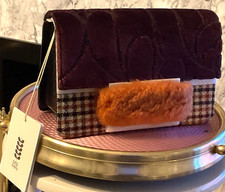 ORLA KIELY ORANGE/PLUM/BROWN