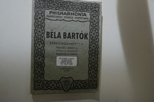 miniature score BELA BARTOK