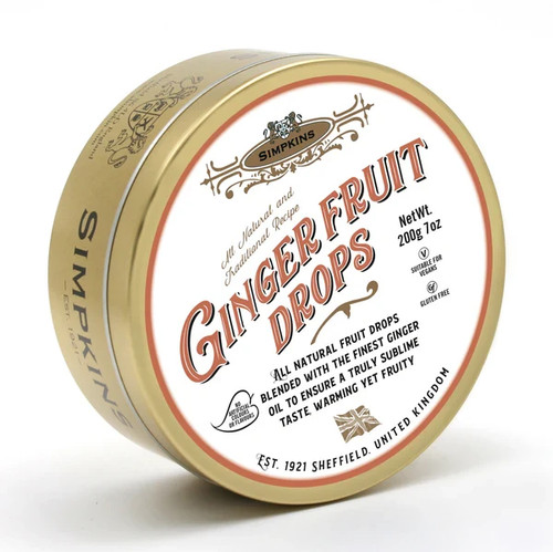 Ginger fruit drops simpkins - ginger,
