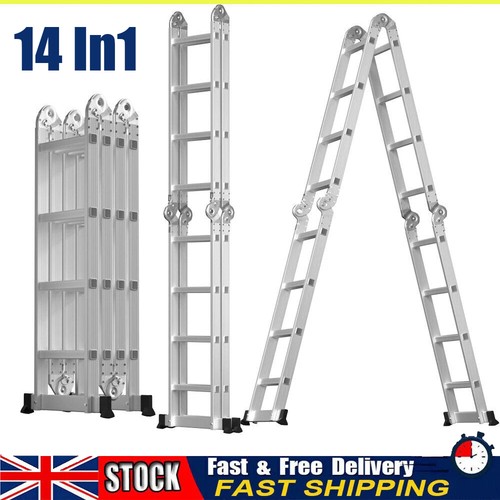 Telescopic folding ladder - telescopic,