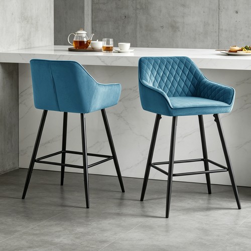 Set bar stools velvet - bar,