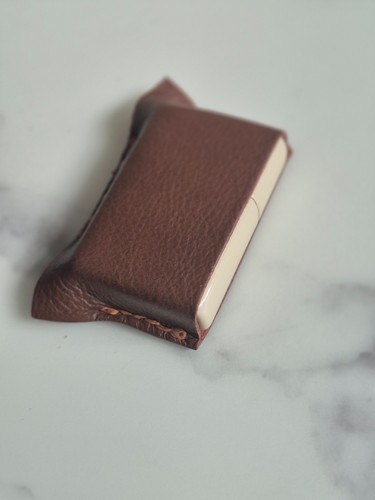 Genuine leather zippo lighter - leather,