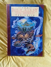 SIGNED By Terry Pratchett The Josh Kirby Discworld Portfolio Paperback Book 1993