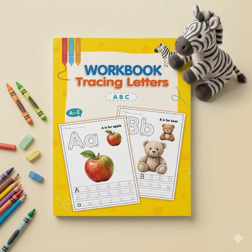 Learn write alphabet - a4, to