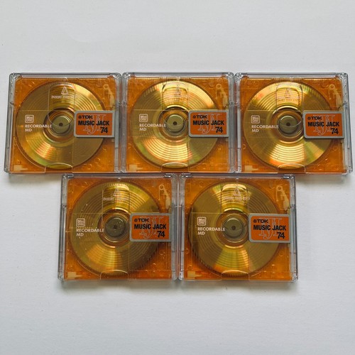 Tdk minidisc 74min pack - 74min, 5-pack