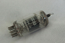 ECC83 12AX7 Short Plate, Halo Getter, BVA, Used, Quality Valve.
