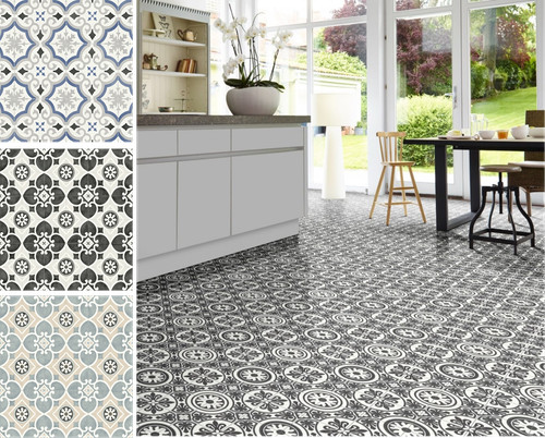 Patterned sheet vinyl - patterned,