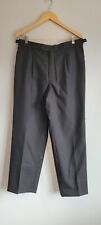 Allders Black Teflon Coated Trousers W36R mens 