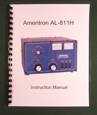 Ameritron AL-811H Instruction Manual - ring bound with protective covers!