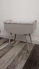 Sewing basket - basket, wood