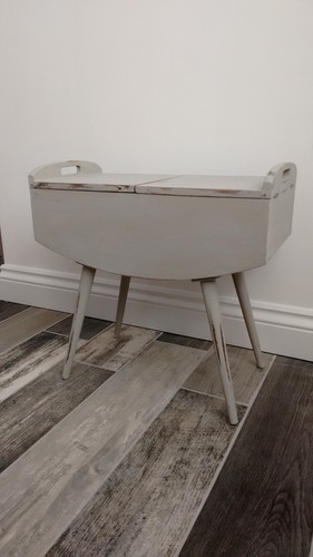Sewing basket box wood - sewing,