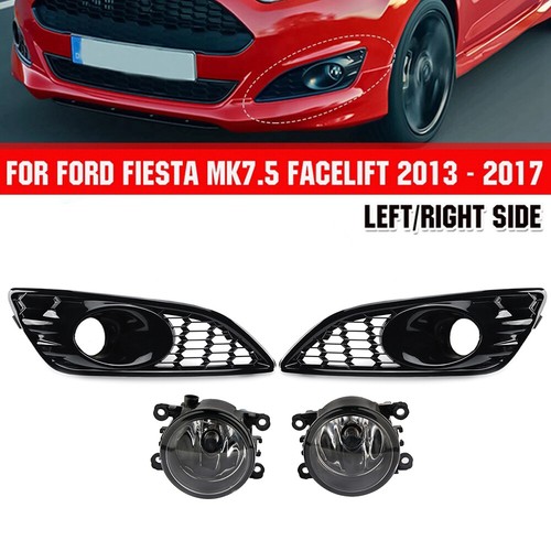 4pcs fog light honeycomb front - light,