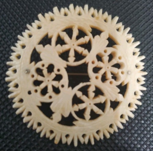 Antique vintage bovine - antique, bone