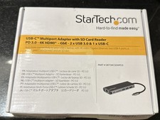 StarTech Multiport Laptop Adapters - USB-C to 4K HDMI, SD, RJ45