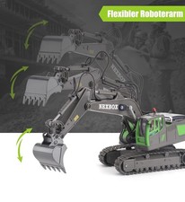 NEXBOX Kid Toy Remote Control Digger RC Excavator boys girls Age 6+  2.4Gh