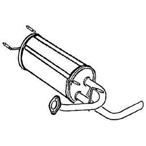 Klarius tail pipe - tail,