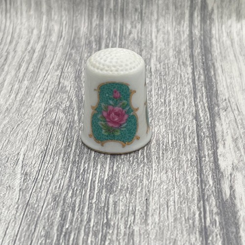 Vintage ceramic thimble - ceramic, –