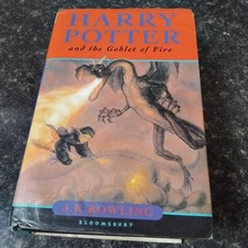 Harry Potter and the Goblet of Fire by J.K. Rowling (Hardback, 2000) not signed